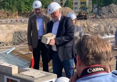 Grundsteinlegung Misburger Bad
